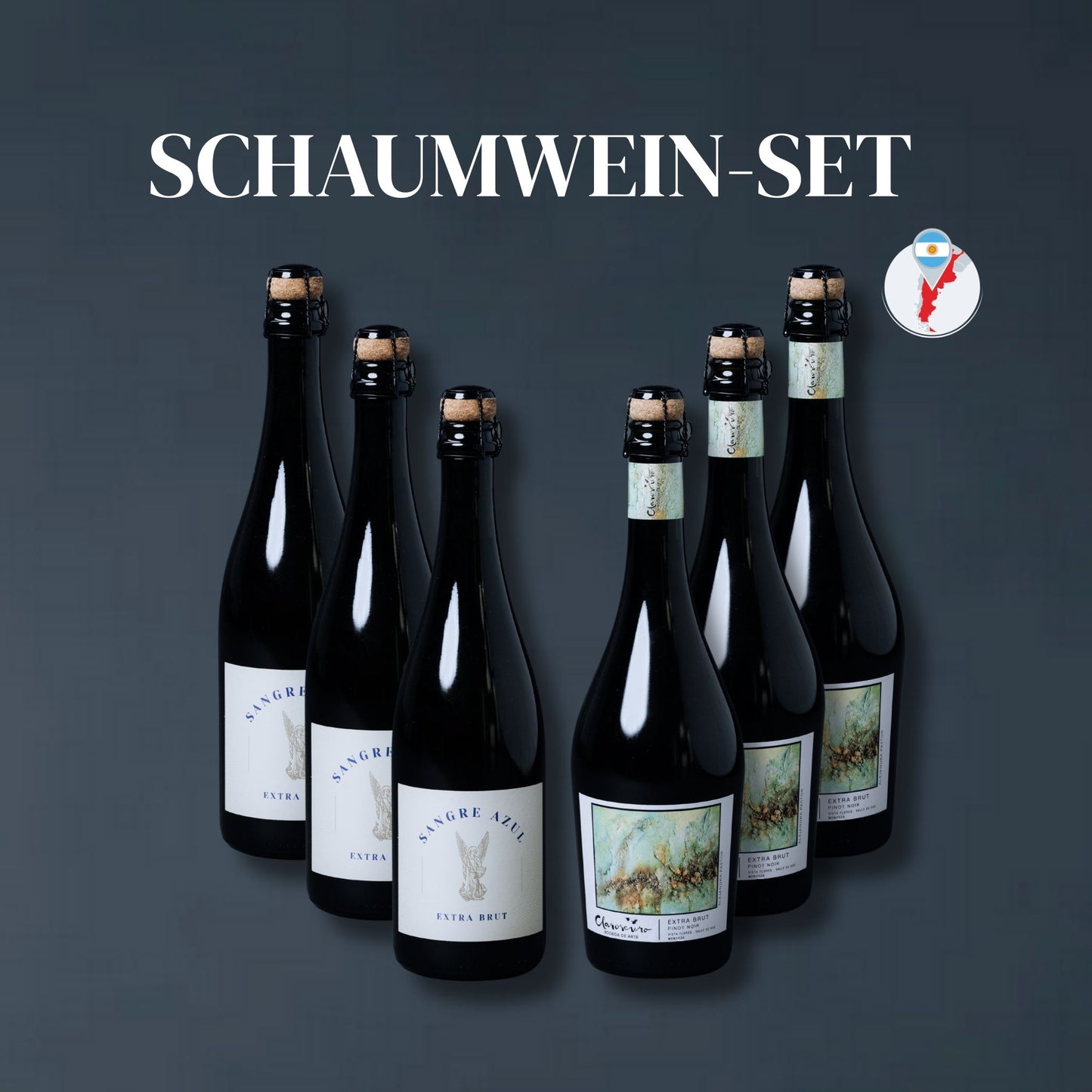 Schaumwein-Set